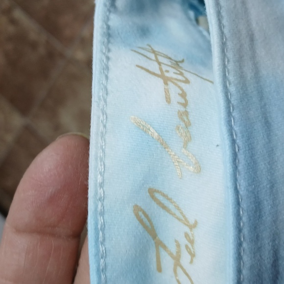 White House Black Market Light Blue Skimmer Pants Size 2 Zippered Ankles Hems - Picture 5 of 8